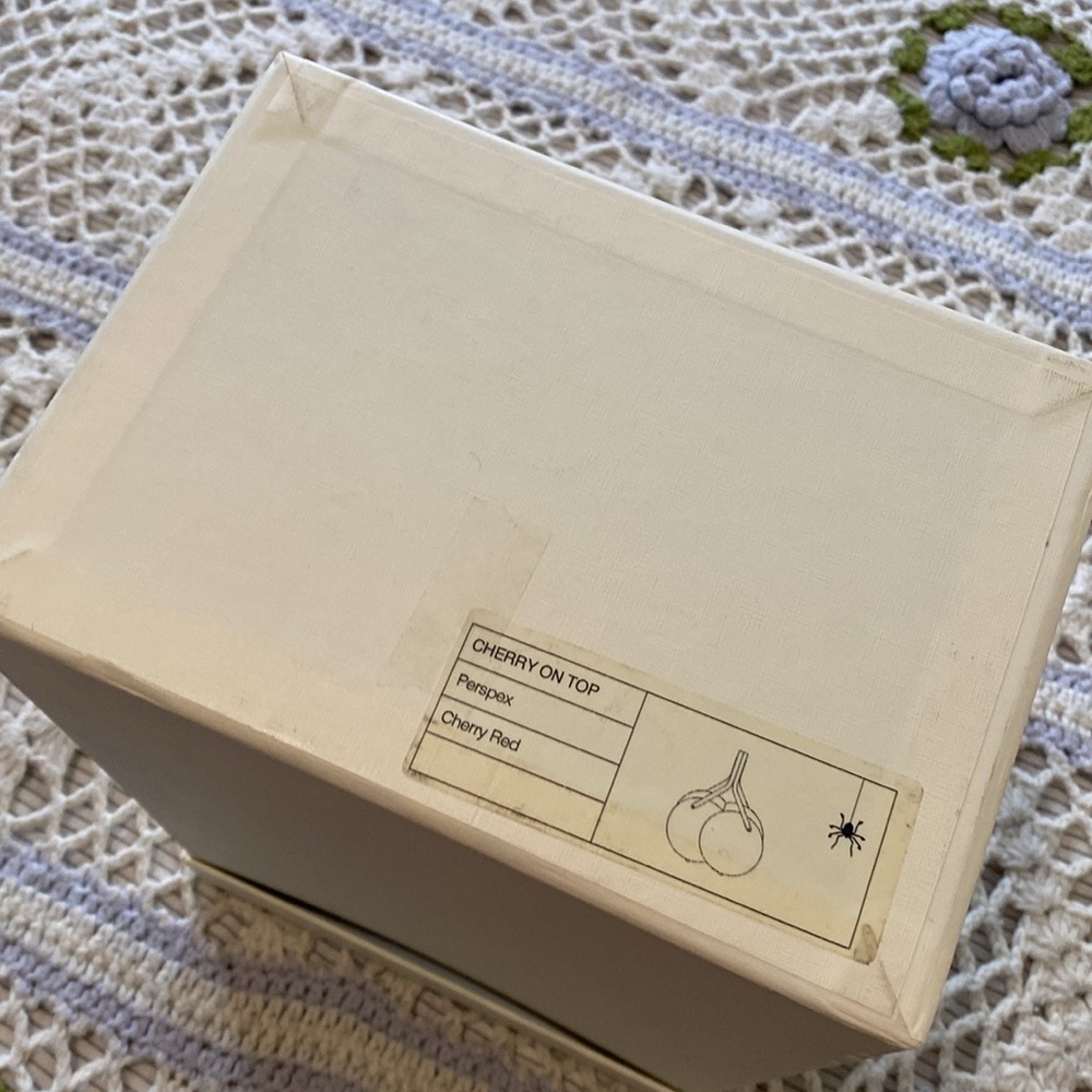 Impossible to find RARE Charlotte Olympis Cherry on Top Perspex Bag - Picture 5 of 5
